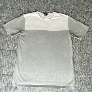 Forever 21 Grey and White Shirt